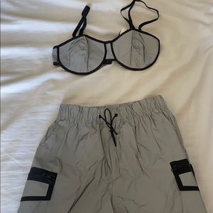 Reflective two piece